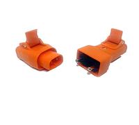 Masterplug 10A 250v Inline Plug & Socket Conversion Adaptors for Connectors Flymo Qualcast Black & Decker Lawnmowers Hedge & Grass Trimmers (Conversion Adaptors)