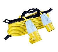 Masterplug 110 Volts Site Equipment Inline Plug and Socket with Cable Tidy