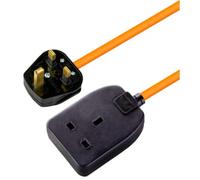 Masterplug 13A Heavy Duty Garden Orange Extension Lead - 10m