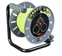Masterplug 2 Socket Cable Reel With Usbs, 20M