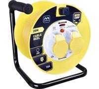 Masterplug LVCT2516/2-MP Cable Reel 110V 16A Thermal Cut-Out 25M
