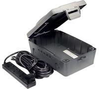 Wbxbfg10B Weatherproof Box And 10M 4 Gang Extension Lead Black WBXBFG10B-MP