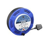 Masterplug MCT1010/4BL 4 Socket Cassette Extension Reel 10m 10A