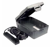 Wbxbfg10B Weatherproof Box And 10M 4 Gang Extension Lead Black WBXBFG10B-MP