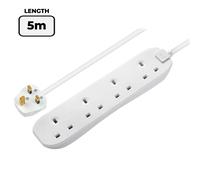 Masterplug 4 Socket 5m Extension Lead