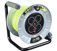 Masterplug 4 Socket Indoor & Outdoor Cable Reel, 25M