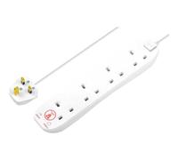 Masterplug 4 Socket Surge Protected Extension Lead 240v