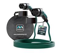 Masterplug Mode 3 7kW 32A 5m EV Charging Cable and Case