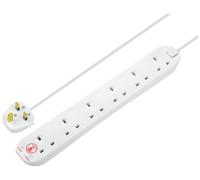 Masterplug 6 Socket 5m Surge Protected Extension Lead