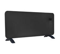 Masterplug Auraline Electric Smart Wi-Fi App Controllable 2000W Slate Grey Glass Panel Heater