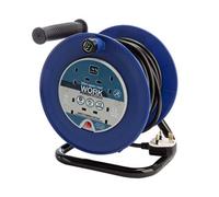 Masterplug Cable Reel (Uk Plug) Blue/black (50M)