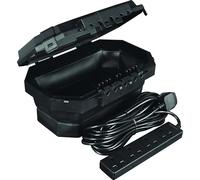 Masterplug WBCBBFG8B-MP Collapsible Electrical Connection Box + Extension Lead 240V 4-Gang 13A 8M