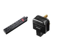 Masterplug ELS134B-01 Permaplug Four Socket Traili