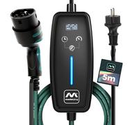 Masterplug EV Charging Cable for Electric and Hybrid Vehicles 5 Meters Mode 2 Pin EU Plug to Type 2 Charger