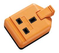 Masterplug EXS13110O 1 Socket 10m 13A Heavy Duty Extension Lead Orange