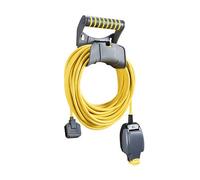 Masterplug Exu1513/1Ipy/cht-Bd Ip54 Rated 1 Socket 13A Grey & Yellow Extension Lead, 15M