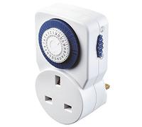 Masterplug Indoor Power TMS24-MP 24-Hour Mechanical Segment Timer by Masterplug