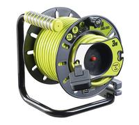 Masterplug Masterplug Pro XT 25m + 3m 4 Socket Open Reel 25M + 3M Green
