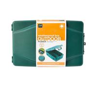Masterplug Ip54 Weatherproof Outdoor Electric Storage Box Green Protects Extension Leads Timers Adaptors & Garden Power Connection