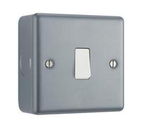 Masterplug Mc512-01 Metal Clad 1-Gang 2-Way Light Switch Mstmc512