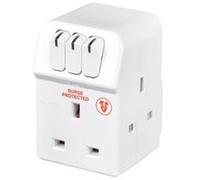 MASTERPLUG MSWRG3 ADAPTOR SURGE 3G SWITCHED 13A