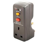 MASTERPLUG - Non-Latching Single Socket RCD Safety Adaptor