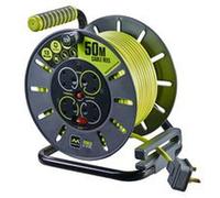 MASTERPLUG OLU50134SL-PX 4 SKT 50M 13A LARGE OPEN REEL UK