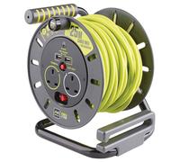 Masterplug OMU25132USL-PX PRO-XT Open Cable Reel 240V 13A 2-Socket...