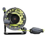 Masterplug Masterplug Pro XT 25m + 3m 4 Socket Open Reel 25M + 3M Green