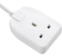 1 Skt 5M 13A Ext Lead White BOG5-MP