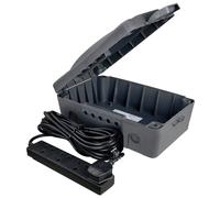 Masterplug Outdoor Weatherproof Box With 4 Socket Extension Lead IP54 in Grey Masterplug Grey