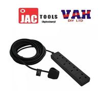 Masterplug Outdoor Weatherproof Power Box Kit IP54 4 Gang Socket Housing 10M