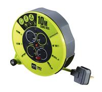Masterplug PRO-XT 4 Gang 10m Extension Reel CMU10134SL-PX