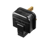 Masterplug Rewireable Plug Heavy Duty 3 Pin Mains Plug With 13A Fuse Sleeved Pins Cable Connector Ip20