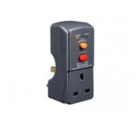 Masterplug Safety Rcd Adaptor Multi Colour (One Size)