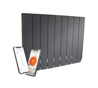 Masterplug Smart Oil-Filled Radiator, Electric Heater, Energy Saving, Wi-Fi App Control, LCD Display, Timer, Child Lock, Wall-Mounted, SmartEnergy Comfort, Grey, 1500W, OILW150G8UK