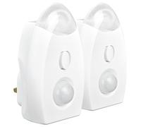 Masterplug Soft Glow Motion Detector LED Night Light, 9.5 x 6 x 4 cm Orange