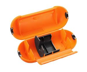 Masterplug SPTO-MS Splash-Proof Outdoor and Indoor Plug and Socket Cover, 21 x 8.5 cm, Orange
