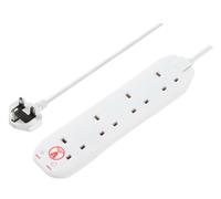 Masterplug SRG44N-MP 4 Skt 4M 13A Srg Ext Lead White