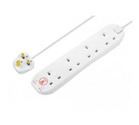 Masterplug Surge Protected Extension Lead 2m Masterplug Multicolor