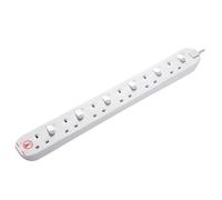 Masterplug Surge Switched Extension Lead 6 Gang 13A 2m SWSRG62N-MP MST0741