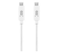 Masterplug USB-C to USB-C 1m Cable, USB 3.1 Gen2, Charge & Sync