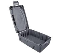 Masterplug WBX-MS Weatherproof Electric Box for Outdoors, 345 x 220 x 126.5 mm, Grey
