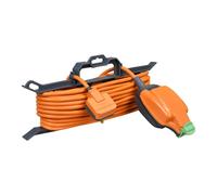 Masterplug Weatherproof 1 Socket Extension Lead Splashproof 15 Metre Cable Reel