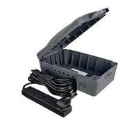 Wbxbfg10B Weatherproof Box And 10M 4 Gang Extension Lead Black WBXBFG10B-MP