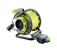 Masterplug Masterplug Pro XT 25m + 3m 4 Socket Open Reel 25M + 3M Green