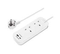 2 SKT EU Travel EXT Lead + 2 X USB (A+C)