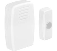 Masterplug Wireless Push Button DoorBell with a 30 Metre Range, Battery Operated