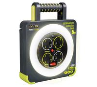 Masterplug Masterplug 5m 4 Socket Work Light Cable Reel 13A 5M Green