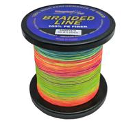 MASTERPRO 100% PE Fiber 1000 Yard Fishing Line, Colored, Abrasion Resistant 4 Strand Braided String, 10lb 15lb 20lb 25lb 30lb 40lb 50lb 80lb 100lb Thin Diameter Superline (0.25mm, 1000YDS, 30LB, 1pc)